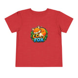 Cozy Fox Toddler Tee — Cute Fox Graphic Shirt for Kids