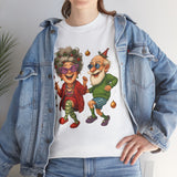 Light-hearted illustration on the Dancing Seniors Illustration T‑Shirt, perfect for sparking joy.