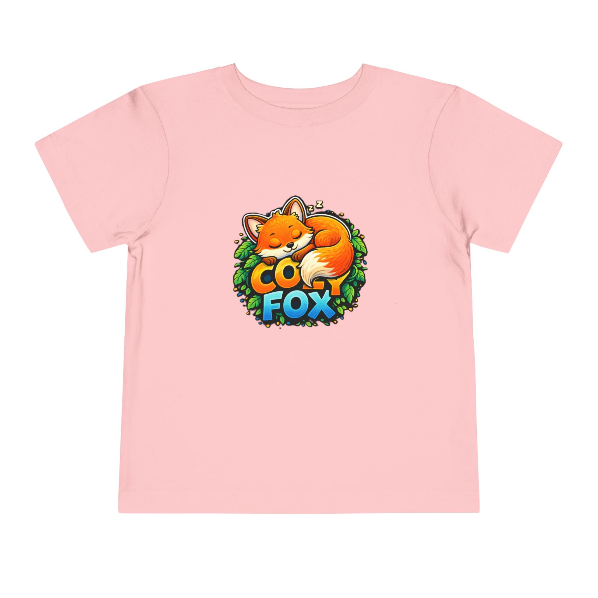 Cozy Fox Toddler Tee Cute Fox Graphic Shirt for Kids