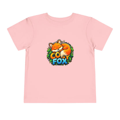 Cozy Fox Toddler Tee Cute Fox Graphic Shirt for Kids
