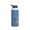 Vulcan Stainless Steel Water Bottle, Jet Design, Gift for Pilot, Travel Hydration, Airforce Lover, Outdoor Adventures, Vulcan, Bomber, British, V-Bomber, RAF, British, Aviation,