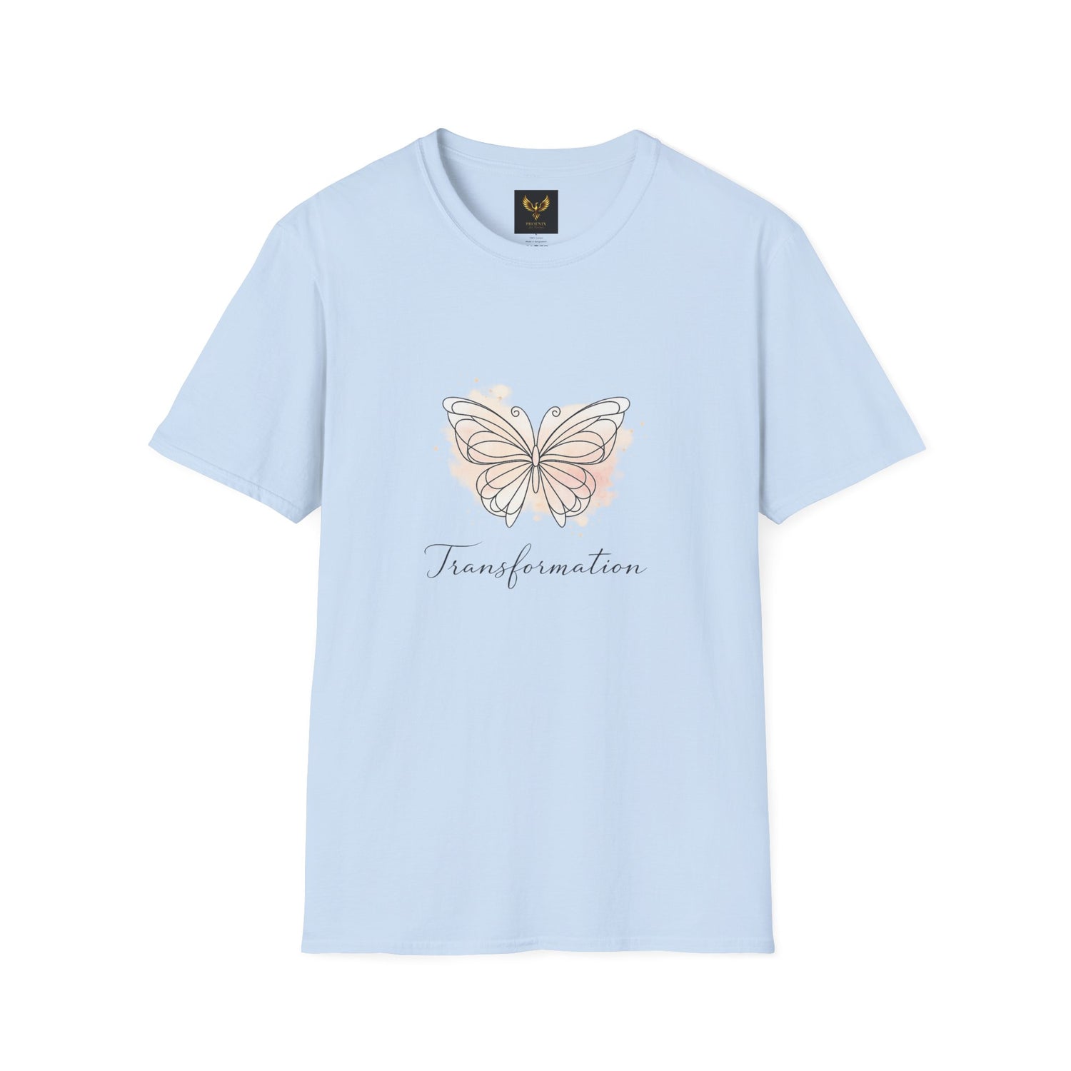 Transformation Pastel Butterfly Graphic Stylish T-Shirt