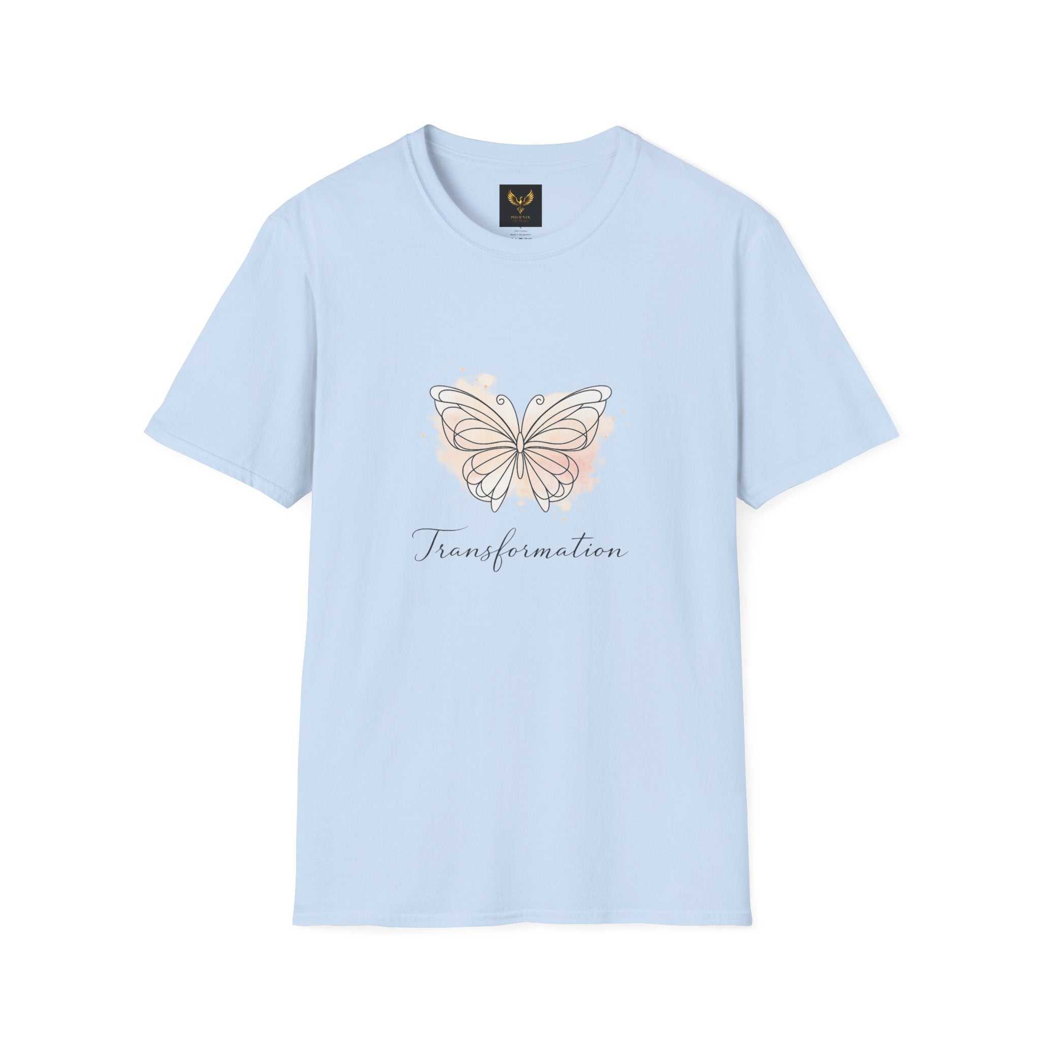 Transformation Pastel Butterfly Graphic Stylish T-Shirt