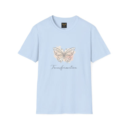 Transformation Pastel Butterfly Graphic Stylish T-Shirt