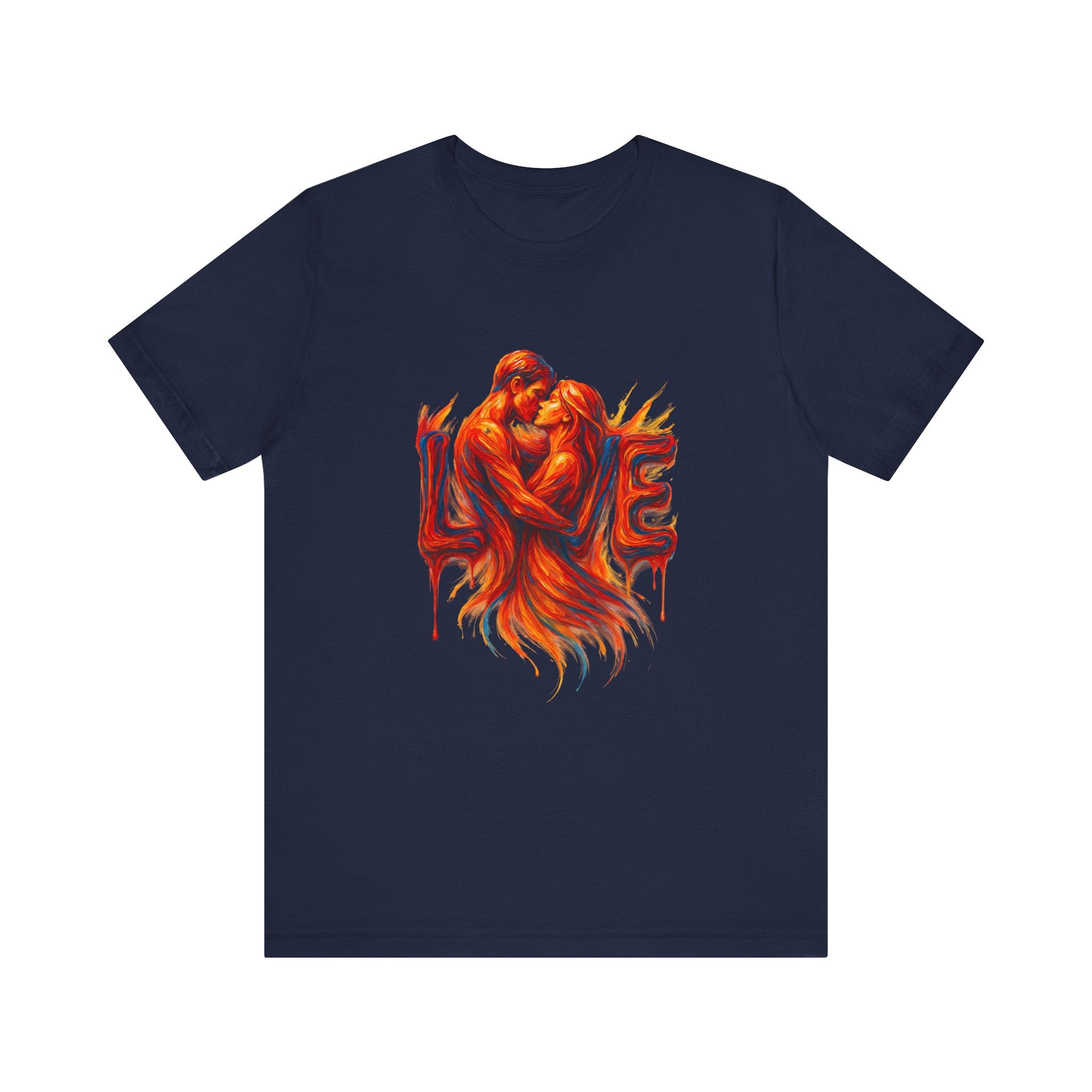 Love Embrace T-Shirt For Him, Romantic Tee, Gift for Couples, Valentine's Day Apparel, Cute Love Shirt, Sweetheart Gift
