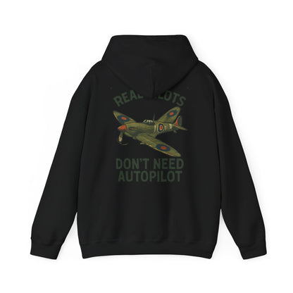 Model wearing the Pilot Hoodie – &