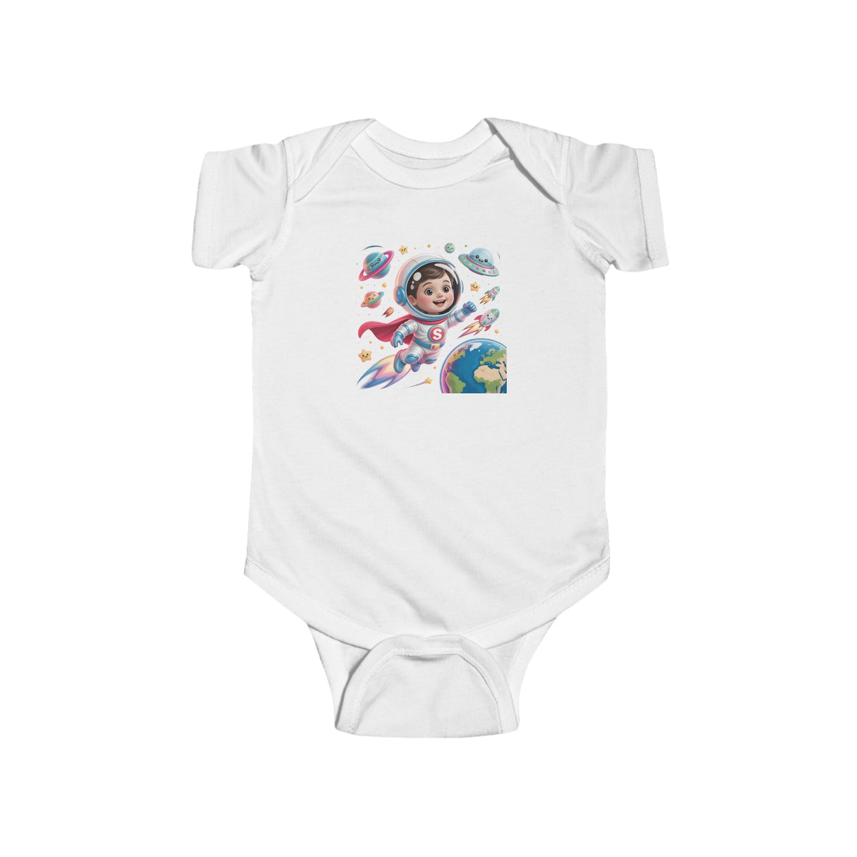 Astronaut Baby Bodysuit - Cute Space Explorer Infant Onesie US