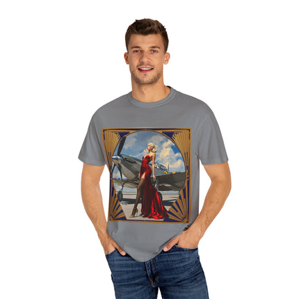 Vintage Glamour T-Shirt, Retro Fashion Tee, Stylish Casual Wear, Gift for Him, Trendy T-Shirt for Events