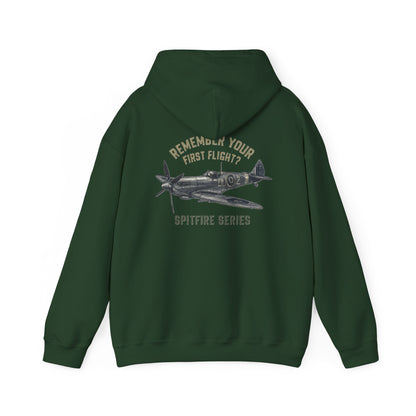 Soft drapery of the Spitfire Series Hoodie showcasing its well-crafted design, ideal for everyday comfort.