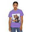 Kitten T-Shirt, Retro Fashion Tee, Stylish Casual Wear, Gift for Her, Trendy T-Shirt for Events