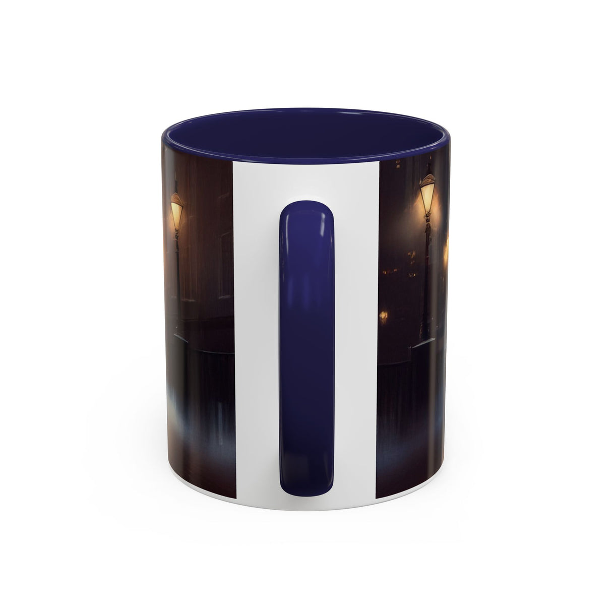 Elegant Red Dress Coffee Mug in action, perfect for home or office use with its artistic flair.