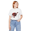 Red Lip Design Unisex Jersey Tee | Casual Wear, Trendy Shirt, Gift for Her, Summer Style, Statement Top
