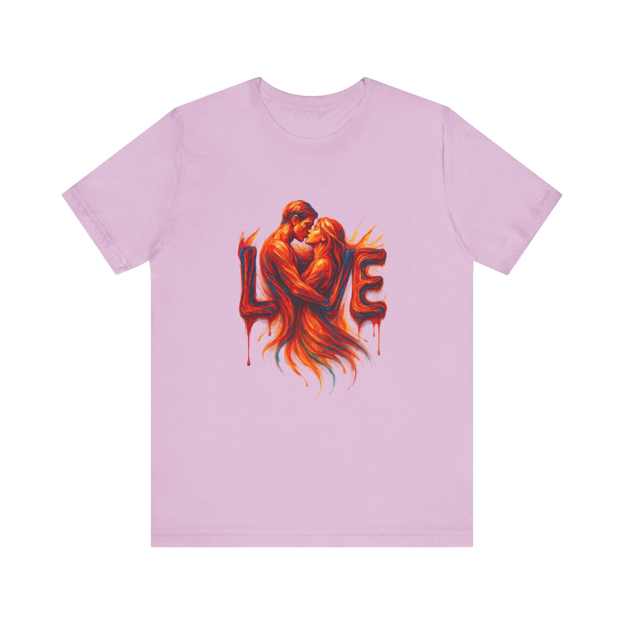 Love Embrace T-Shirt For Him, Romantic Tee, Gift for Couples, Valentine's Day Apparel, Cute Love Shirt, Sweetheart Gift