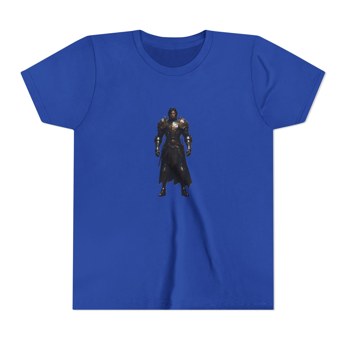 Youth Graphic Tee — Dark Fantasy Knight Silhouette T-Shirt