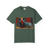 Diverse sizes of the Retro Glamour T-Shirt displayed on hangers, emphasizing inclusivity.