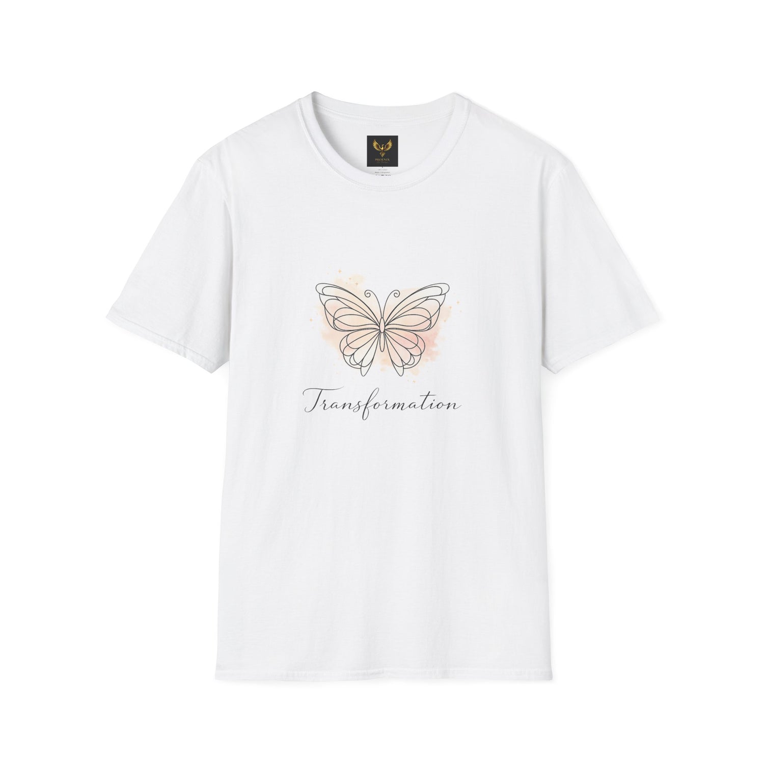 Transformation Pastel Butterfly Graphic Stylish T-Shirt