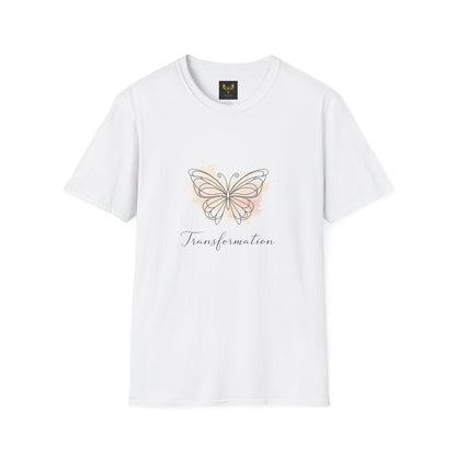 Transformation Pastel Butterfly Graphic Stylish T-Shirt