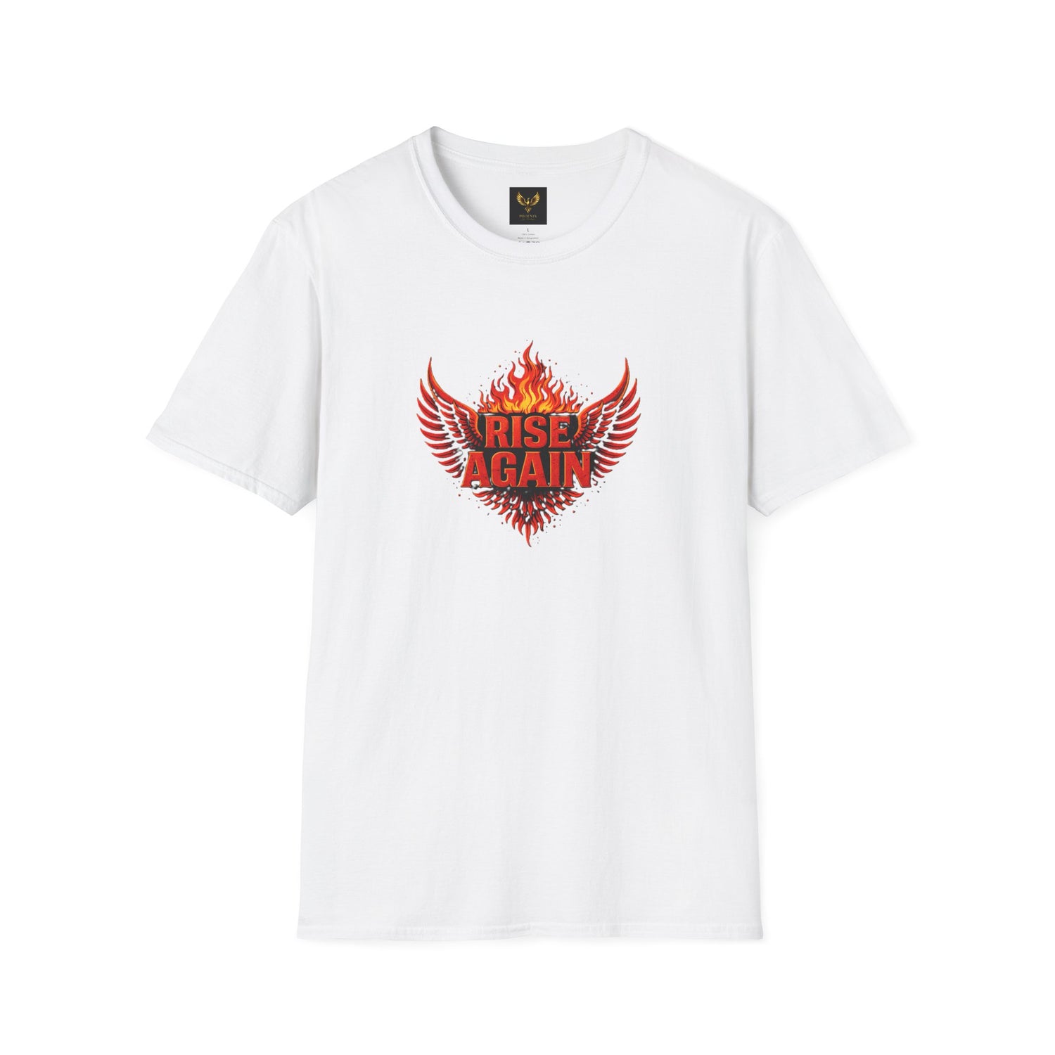 Rise Again Phoenix Wings Graphic T-Shirt