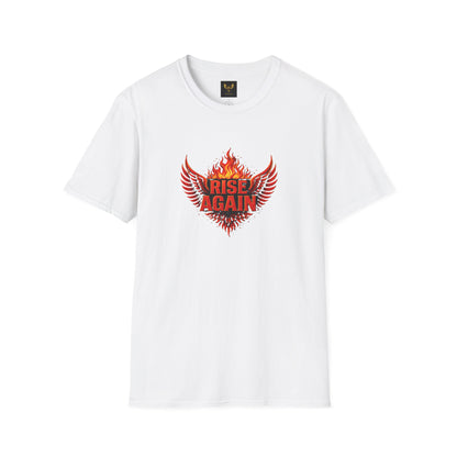 Rise Again Phoenix Wings Graphic T-Shirt