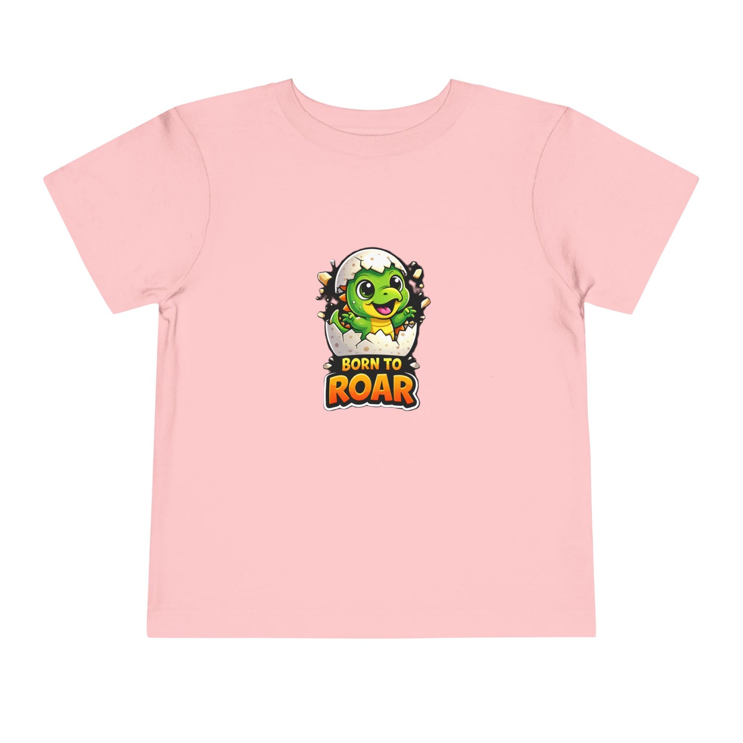  Born to Roar Cute Dino Graphic Kids Tee