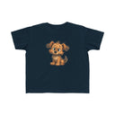 Cute Puppy Toddler T-Shirt showcasing the vibrant design suitable for casual wear.