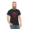 Love Heavy Cotton Tee For Him - Artful Expression for Couples, Gift for Anniversaries, Valentine's Day, Casual Wear, Art Lovers Tee