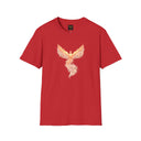 Phoenix Flame T-Shirt — Watercolor Rising Bird Tee