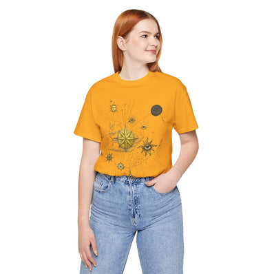 Compass Adventure T-Shirt, Compass Tee, Travel Gift, Compass  Shirt, Compass Design
