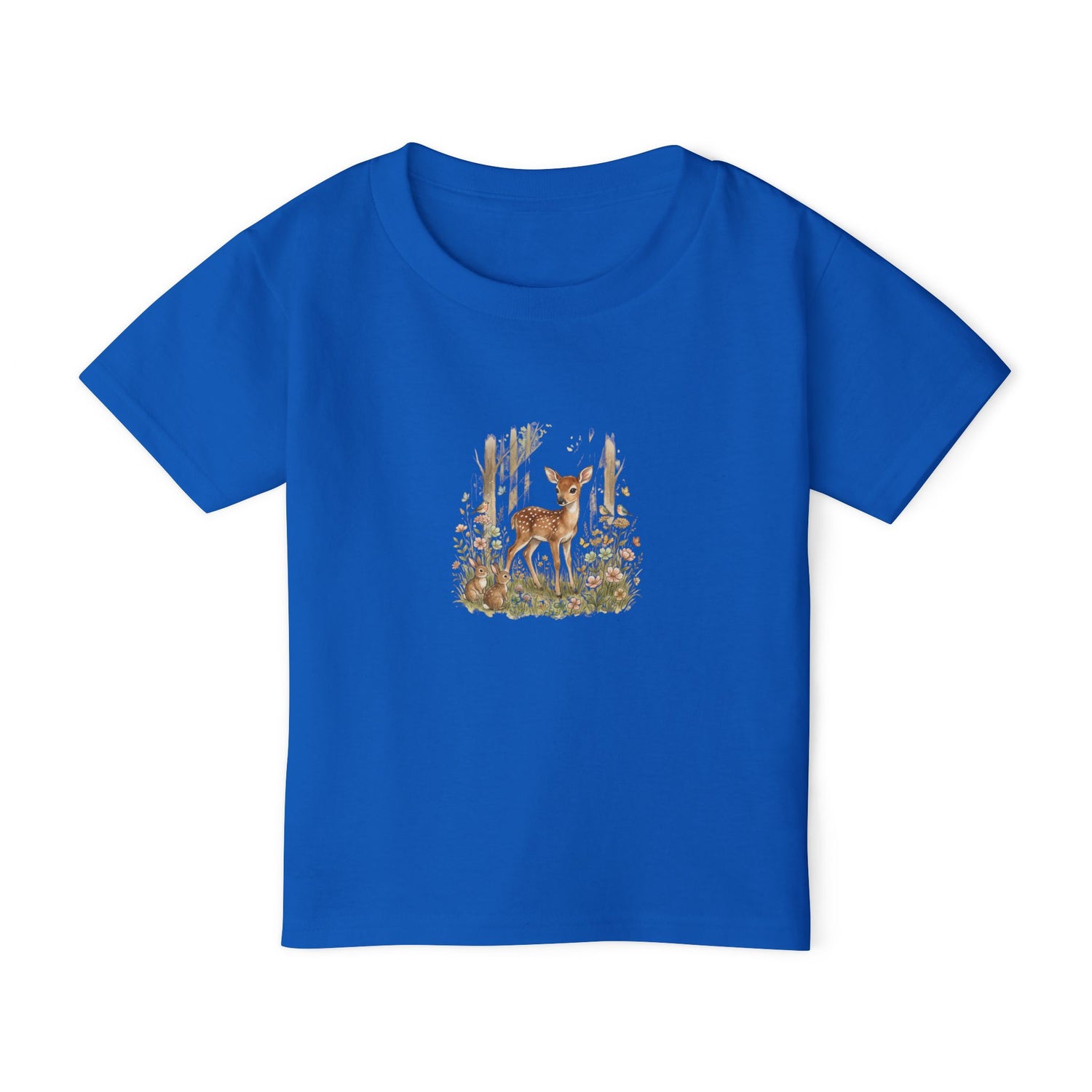 Gentle Deer Toddler Tee — Cute Baby Fawn Woodland Graphic T-Shirt