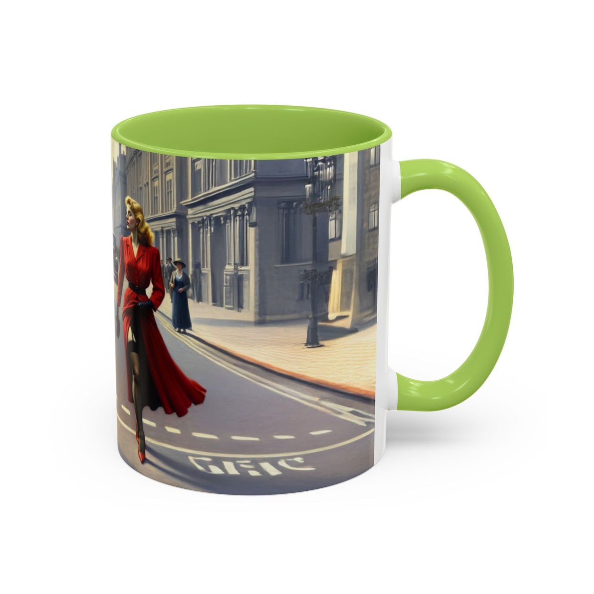 Vintage Glamour Accent Coffee Mug - Perfect for Coffee Lovers