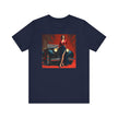 Back view of Retro Glamour Classic Tee For Him, highlighting the quality material and design details.
