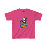 'Panda Power' Cartoon Skateboarding Panda Graphic  — Kids Tee