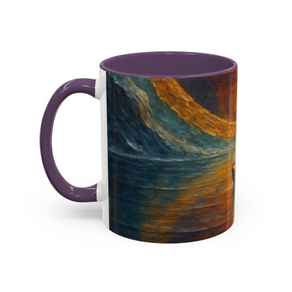 Playful composition featuring the Sail into the Sun Ceramic Coffee Mug nested among nautical accessories.