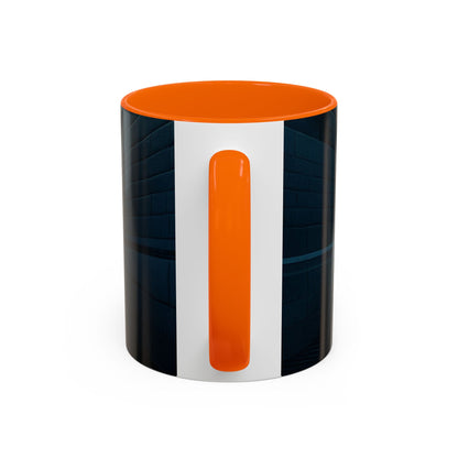 Elegant Cityscape Coffee Mug - 11oz exemplifying modern ceramics and design.