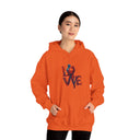Kangaroo pouch of the Love Kiss Hoodie, ideal for keeping hands warm or storing essentials.