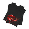Red Lip Design Unisex Jersey Tee | Casual Wear, Trendy Shirt, Gift for Her, Summer Style, Statement Top