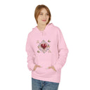 Front pocket of Ace of Hearts Decorative Hoodie, perfect for keeping hands warm or storing small items.