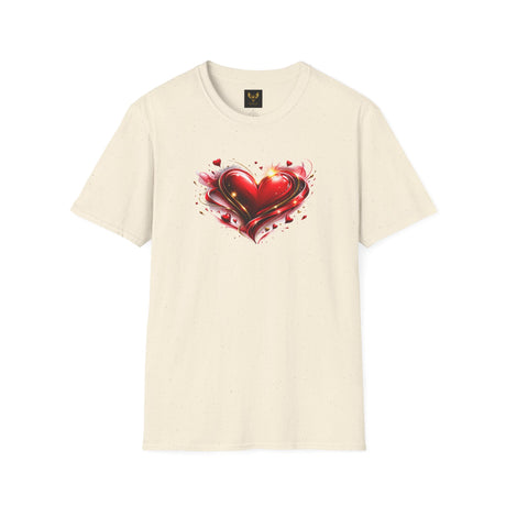 Red Heart Minimal Graphic T-Shirt