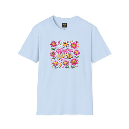 Happy Earth Floral Graphic T-Shirt day graphic design close up