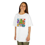 "Dino Party Squad" Colorful Birthday Dino Tee Kids  —  T-Shirt