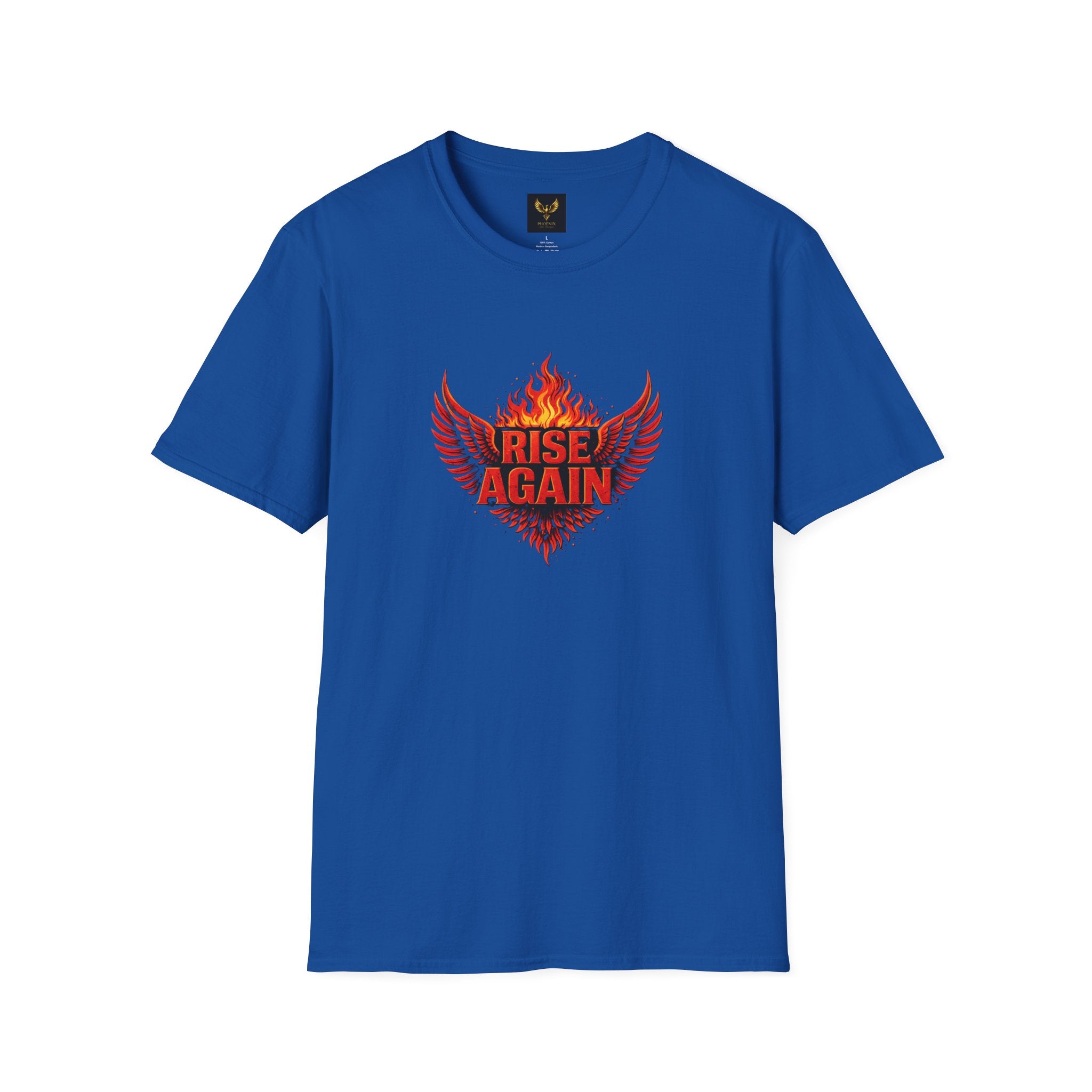 Rise Again Phoenix Wings Graphic T-Shirt