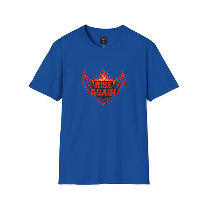 Rise Again Phoenix Wings Graphic T-Shirt