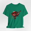 Red Lip Design Unisex Jersey Tee | Casual Wear, Trendy Shirt, Gift for Her, Summer Style, Statement Top
