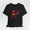 Red Lip Design Unisex Jersey Tee | Casual Wear, Trendy Shirt, Gift for Her, Summer Style, Statement Top