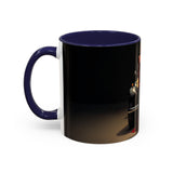 Vintage Glamour Coffee Mug - 11oz filled with coffee, ideal for relaxation moments.