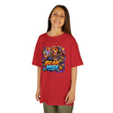 Bear Mode Kids T‑Shirt — Colorful Cartoon Bear Graphic Tee