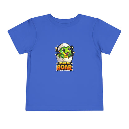  Born to Roar Cute Dino Graphic Kids Tee
