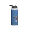 Vulcan Stainless Steel Water Bottle, Jet Design, Gift for Pilot, Travel Hydration, Airforce Lover, Outdoor Adventures, Vulcan, Bomber, British, V-Bomber, RAF, British, Aviation,