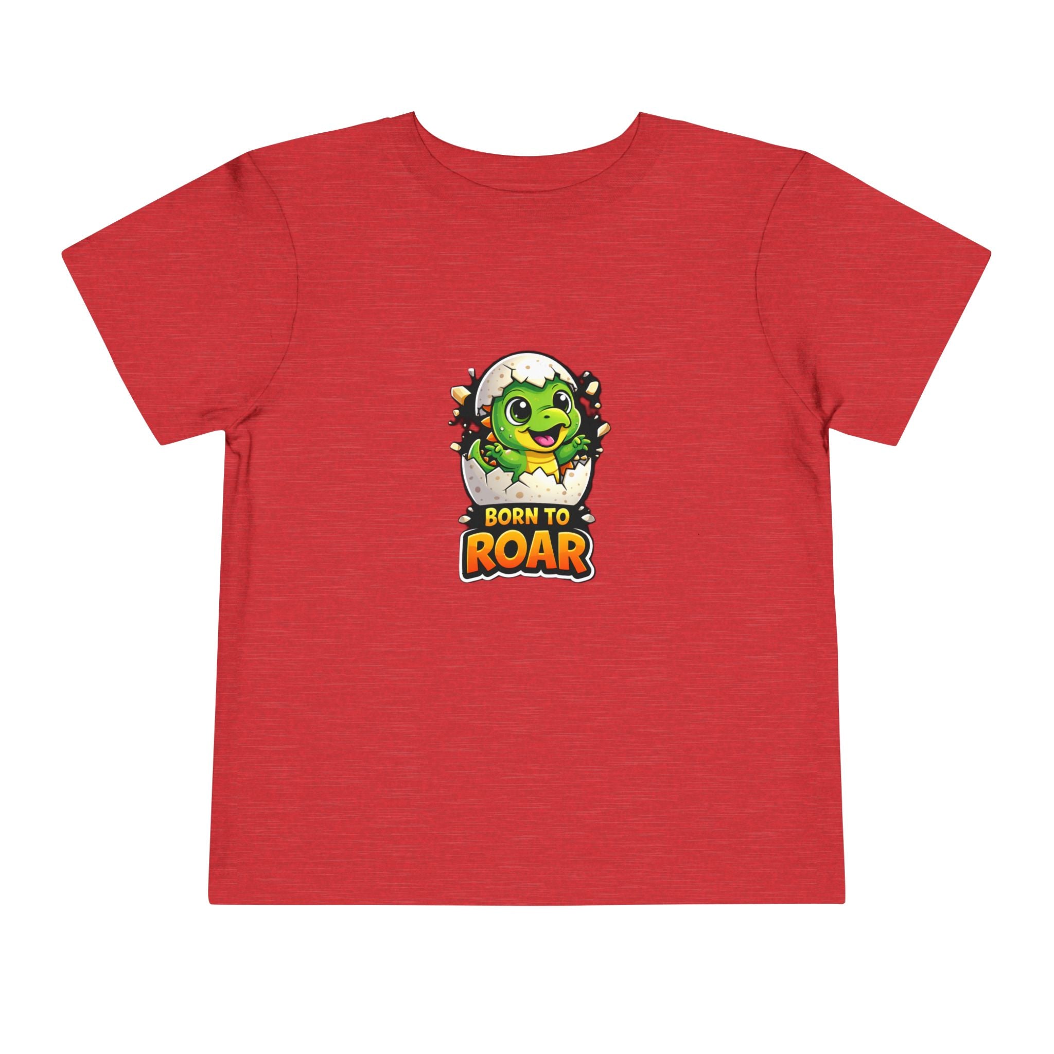  Born to Roar Cute Dino Graphic Kids Tee