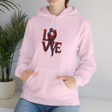 Back view of the Love Kiss Hoodie emphasizing its relaxed fit and soft fabric.